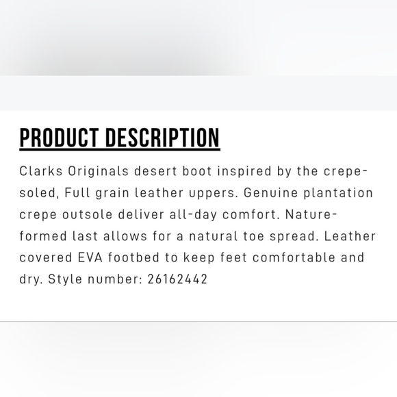 Clarks Originals Desert Chukka Boots Dark Tan Genuine Leather 26162422 Size 11 - Picture 16 of 16